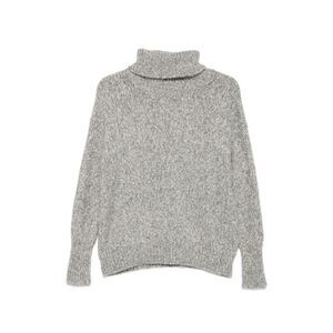 Base Women Cotton And Wool Turtle-Neck Sweater